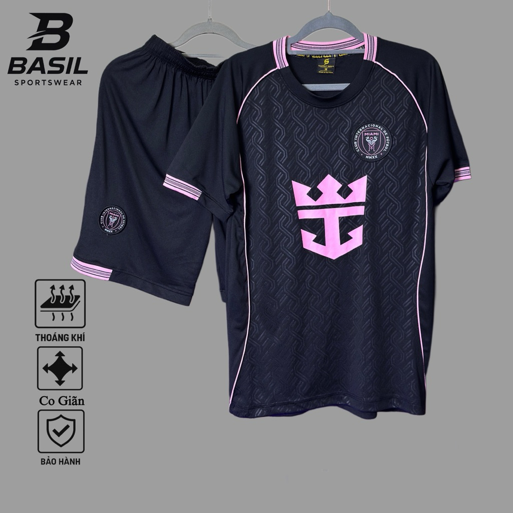 เสื้อฟุตบอล Miami Club สีดํา สีชมพู 26/27