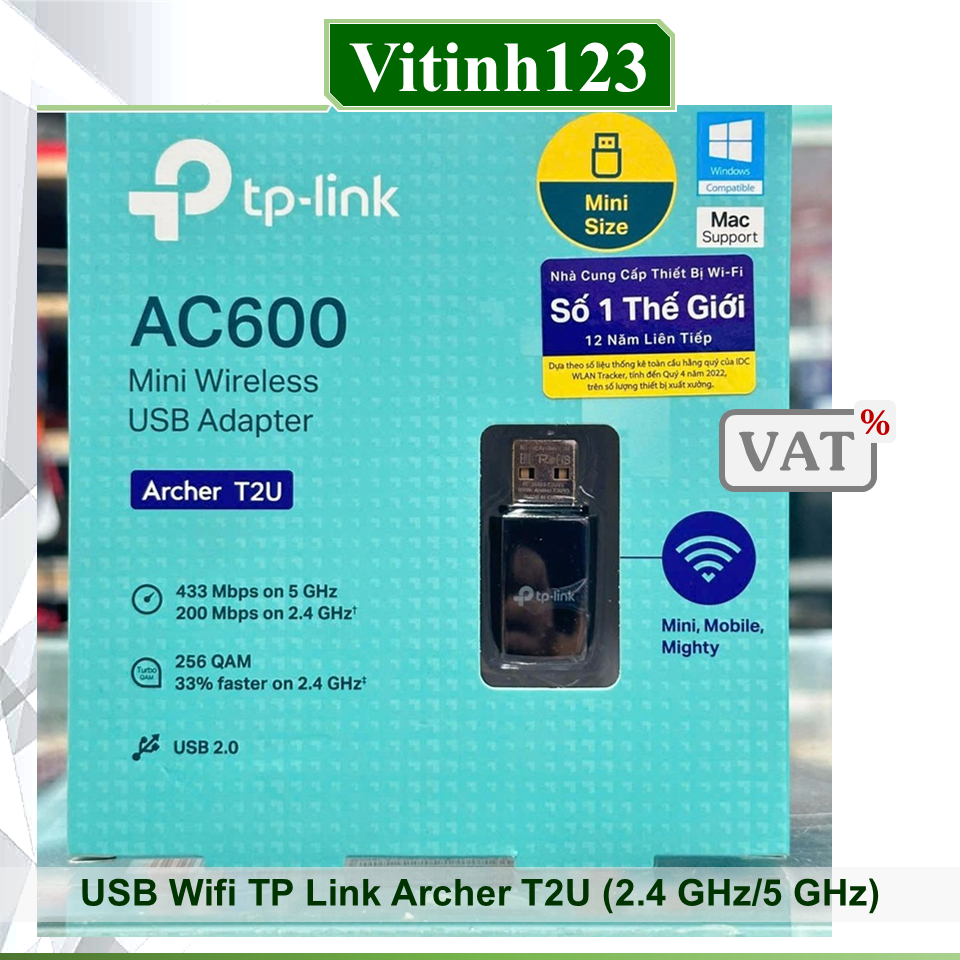 USB Wifi TP Link Archer T2U, T2U plus, T3U, T3U Plus, T4U, WN725N,WN823N