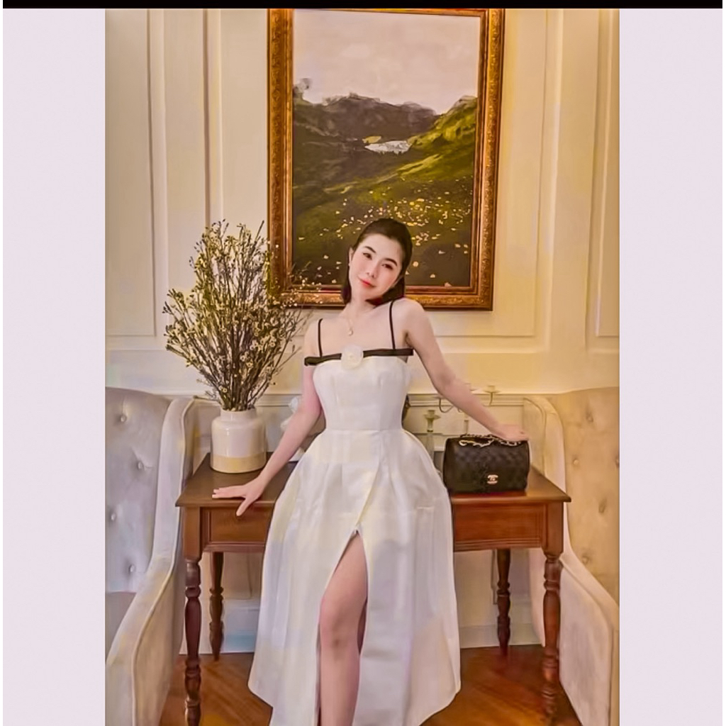 Pass เดรสสีเบจ ไซส์ m