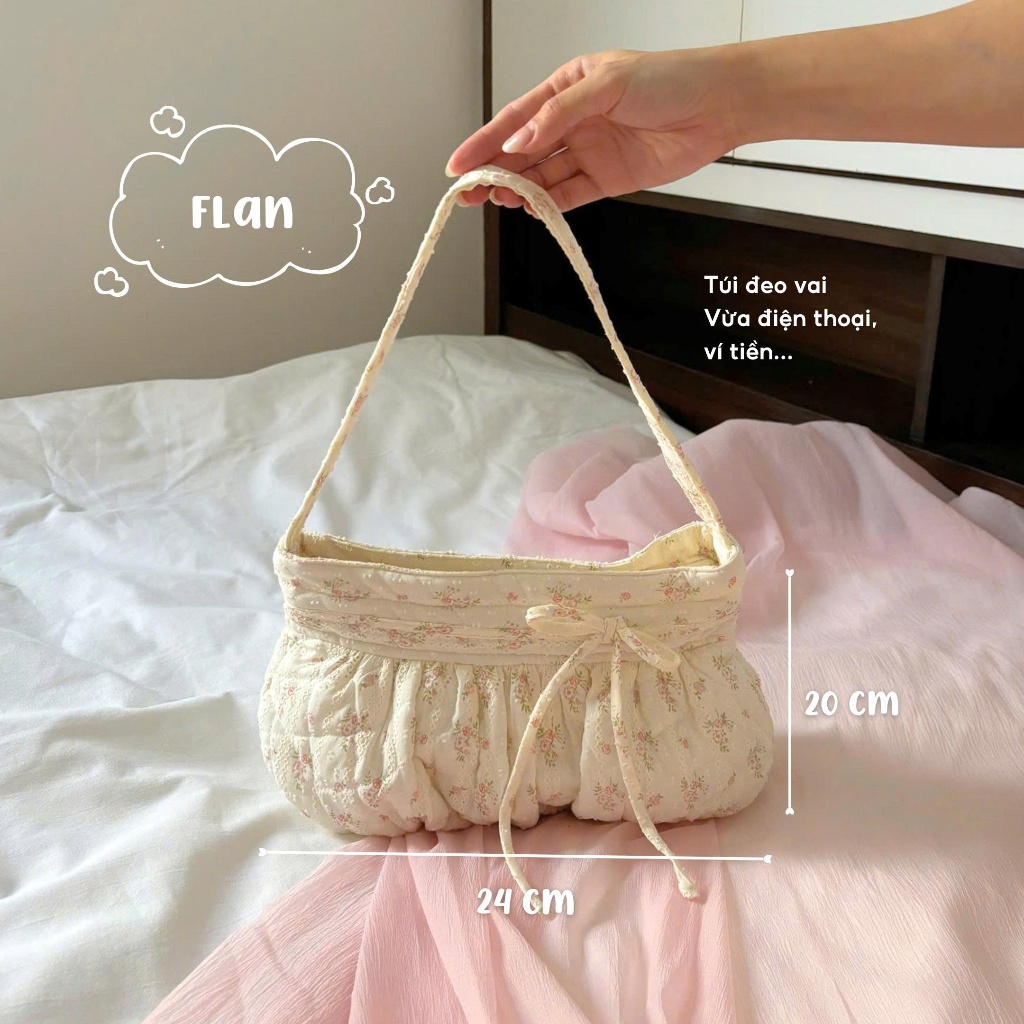 กระเป๋า Flan - กระเป๋าสะพายสควอช -