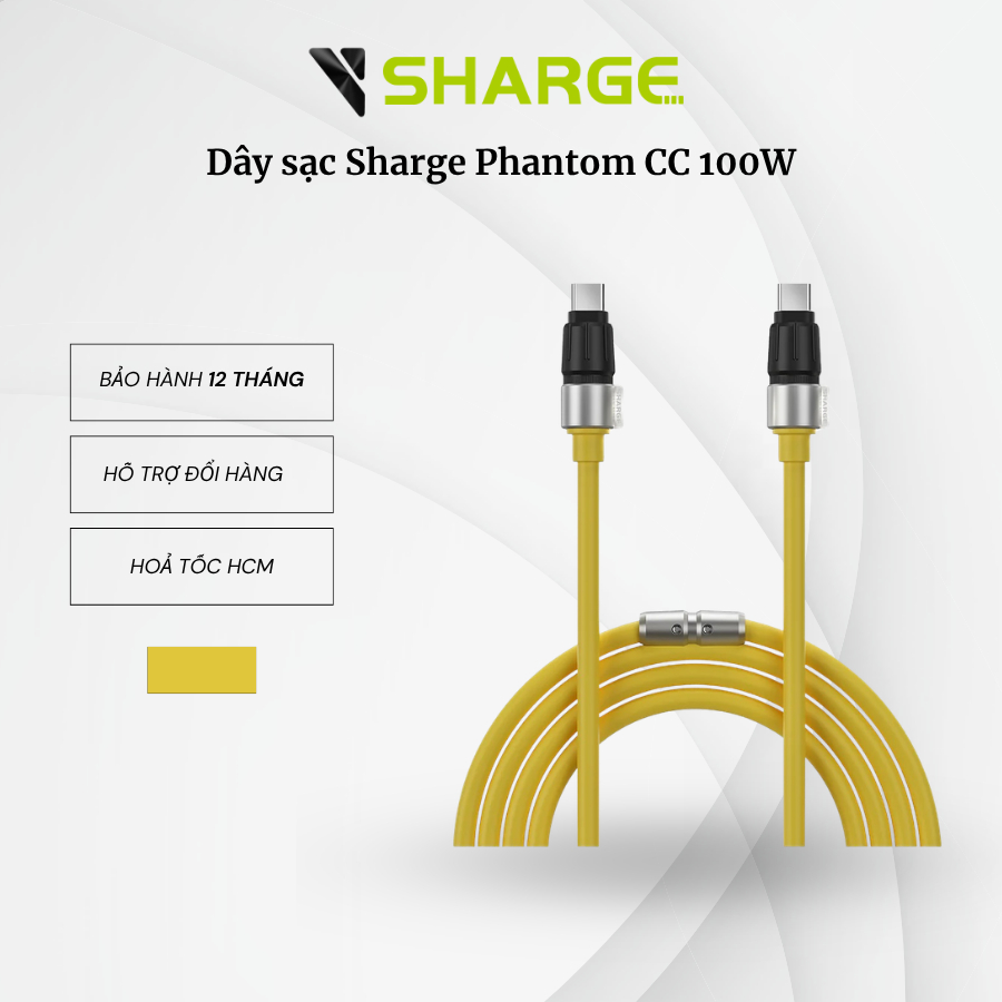 สายชาร์จ Sharge Phantom CC 100W ของแท้