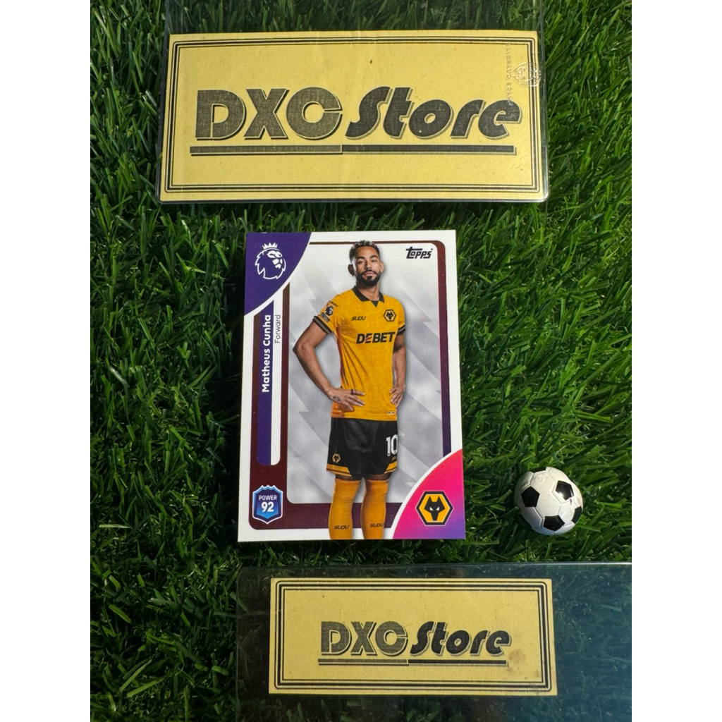 [ ของแท้ ] - TOPPS PREMIER LEAGUE 2026 - MATHE CUNHA (WOLVERHAMPTON)