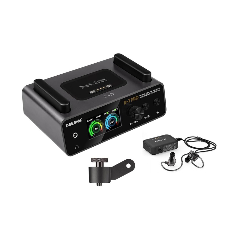 อุปกรณ์เชื่อมต่อไร้สายจอภาพ In Ear Nux B7 Pro ของแท้