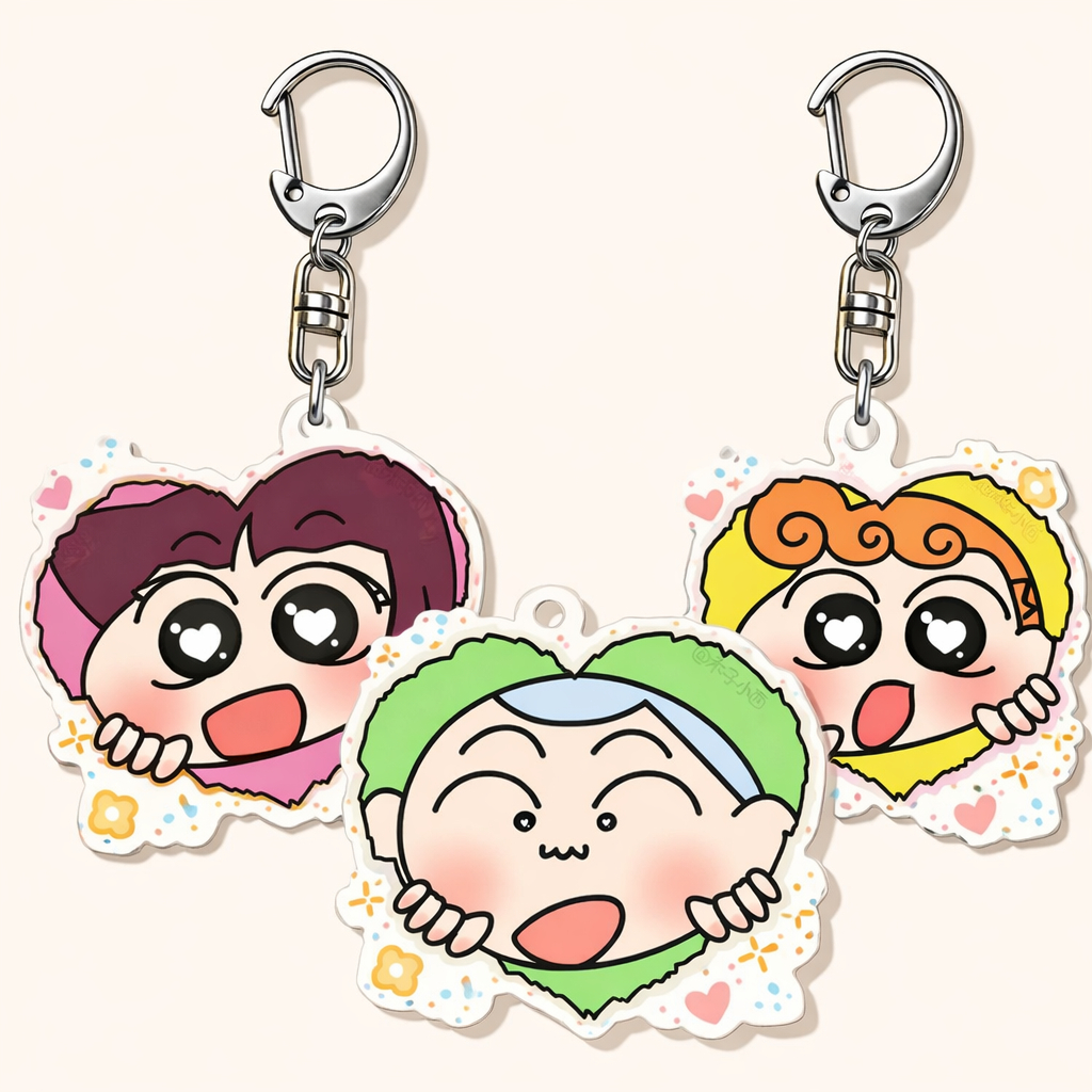 พวงกุญแจ "Squad Heart Squad" สุดน่ารัก