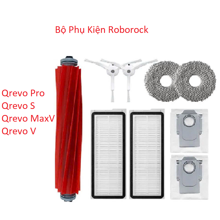 ชุดอุปกรณ์เสริม Roborock Q Revo S/ Q Revo/ Q Revo Pro/ Q Revo MaxV/ P10S - REPLACEMENT