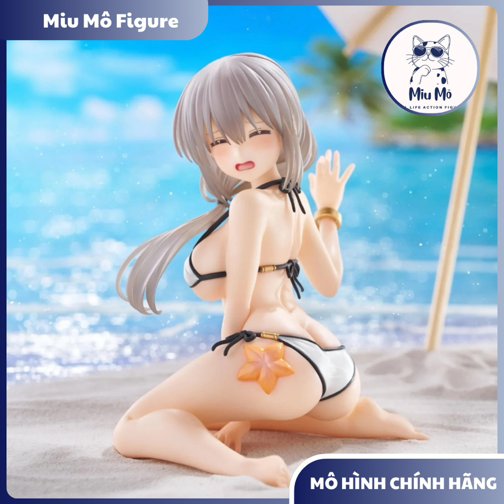 Uzaki Tsuki MODEL - Uzaki-chan wa Asobitai! Ω - เดสก์ท็อป น่ารัก - Mizugi Ver. ฟิกเกอร์ TAITO ของแท้
