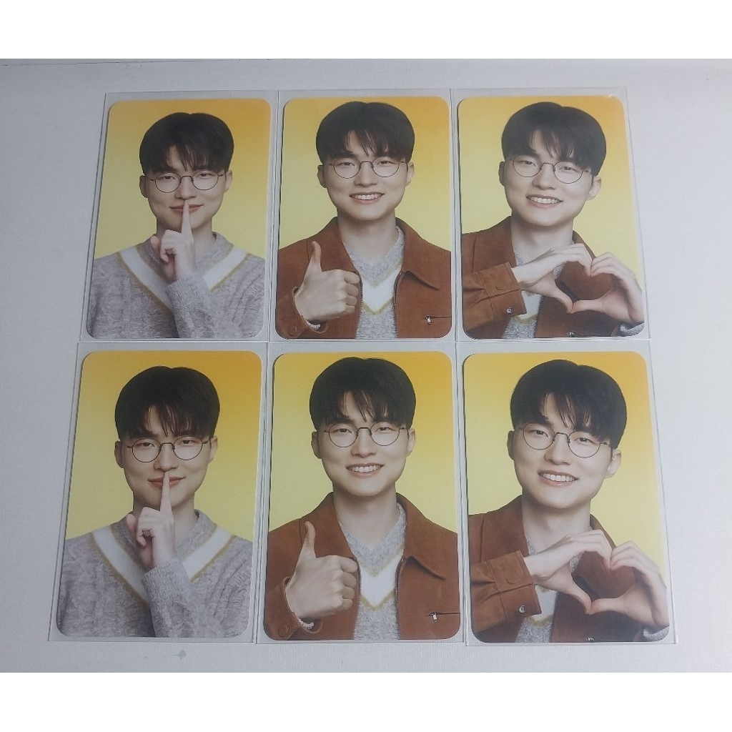 ของแท้ T1 Faker โฟโต้การ์ด Mc Donalds