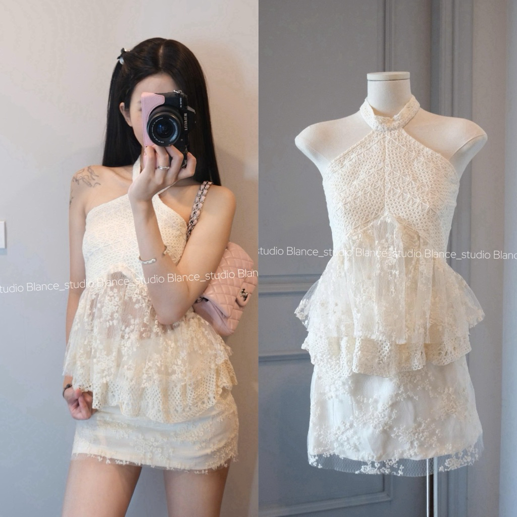 BLANCE STUDIO / ชุดเสื้อชั้นในสตรีและกระโปรงลูกไม้