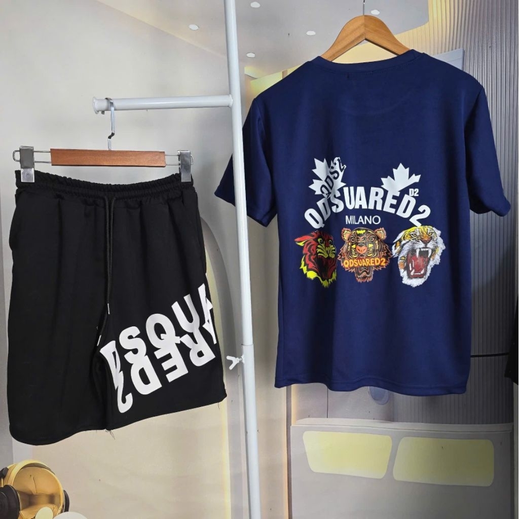 เสื้อยืด Street boy รุ่น De et Quy Dau Ho พิมพ์ลาย sharp 5d ผ้าคอตตอนโพลียืด 2 ทิศทาง สไตล์เทรนด์มาแ
