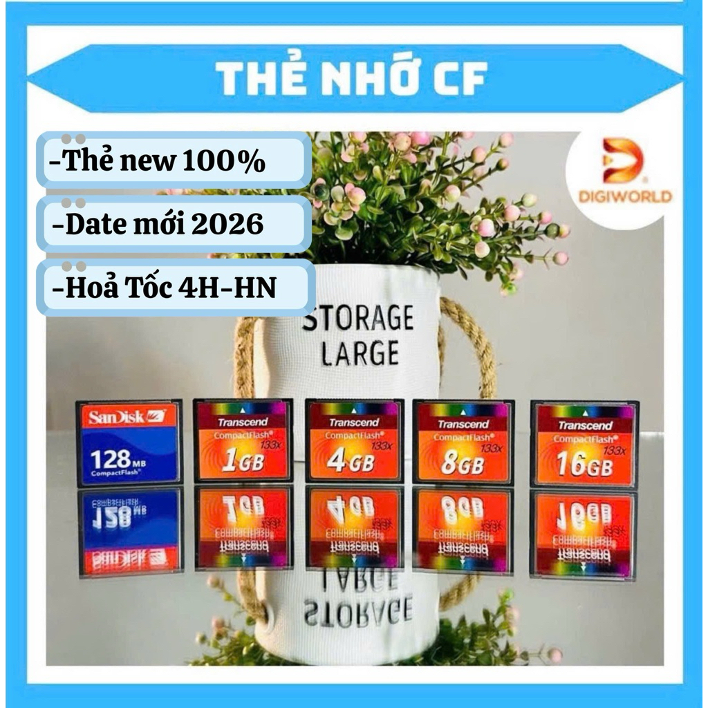 การ์ดหน่วยความจํา CF 128MB / 1GB / 2GB / 4GB / 8GB / 16GB/ การ์ดหน่วยความจํา CF ของแท้ - สําหรับกล้อ