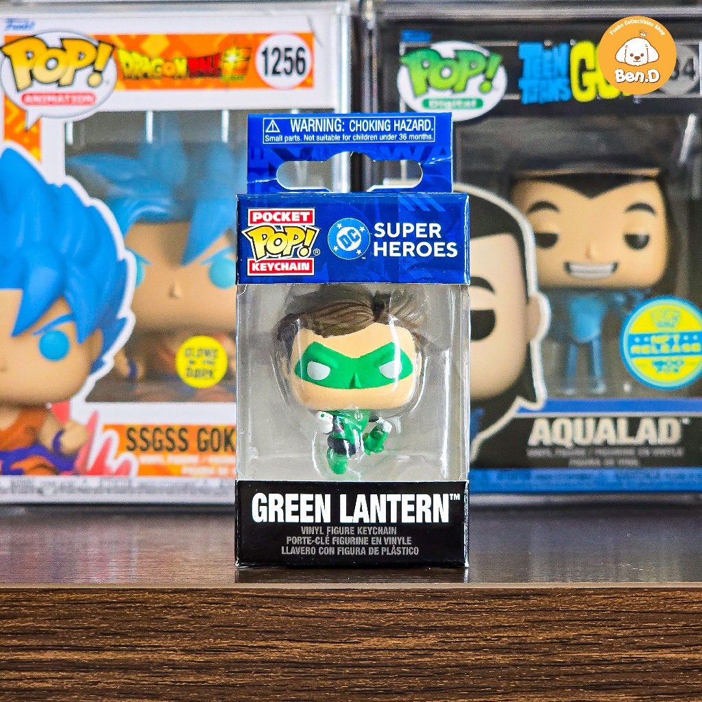 พวงกุญแจ FUNKO Fiko Pocket POP! พวงกุญแจ : DC Heroes - ตะเกียงสีเขียว