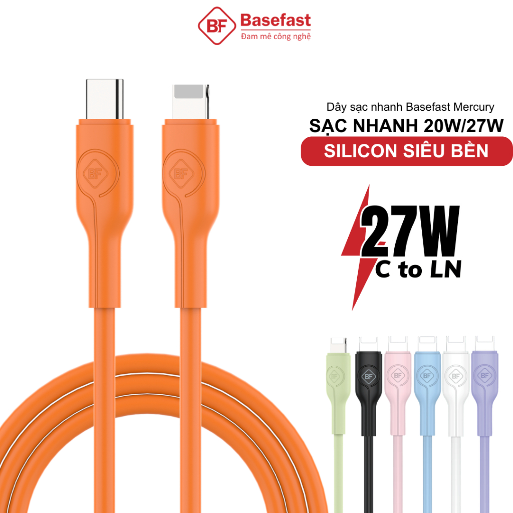 Basefast CS56 20W สายชาร์จเร็ว Super ทนทาน 27W