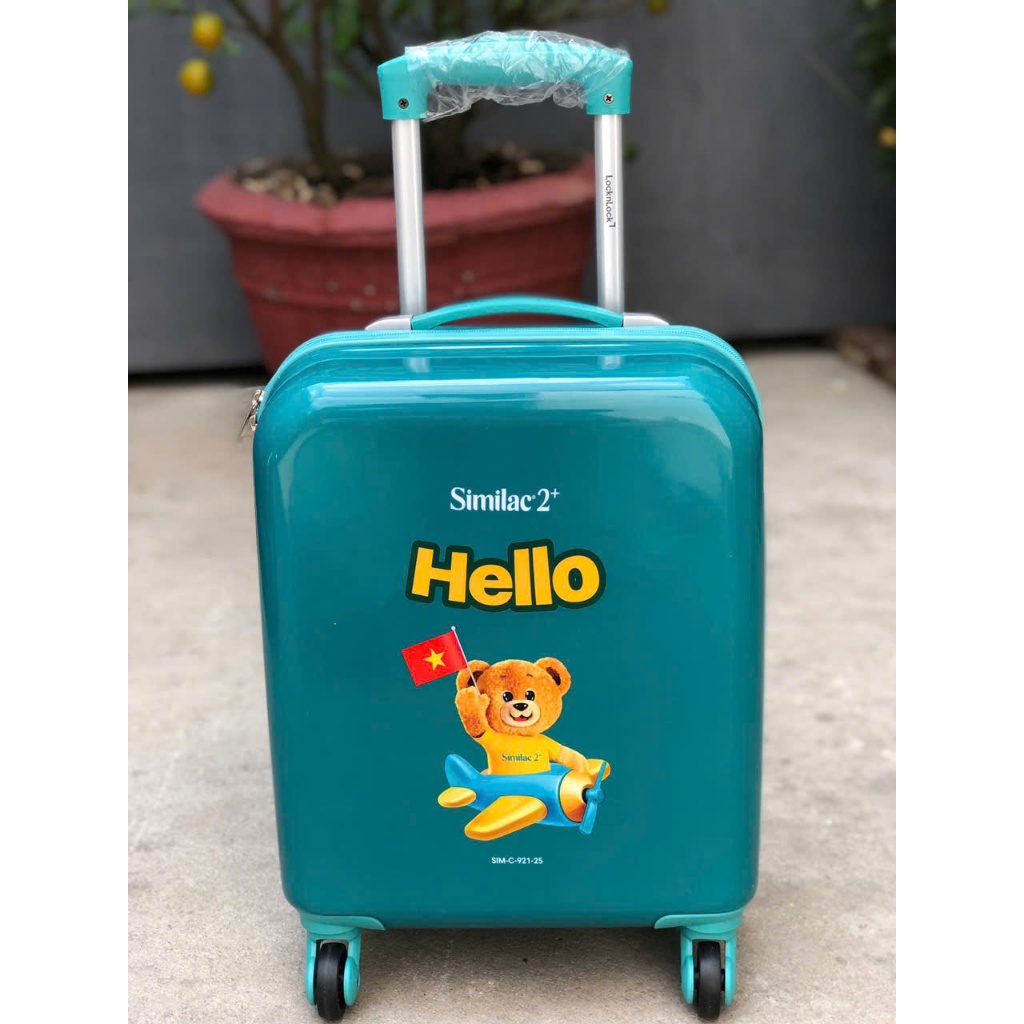 LOCKNLOCK CHILDRENS กระเป๋าเดินทาง 16INCH – สีเขียวเข้ม (HKM SIMILAC)