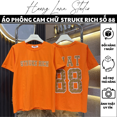 เสื้อยืด STRAUKE RICH ORANGE NO. 88