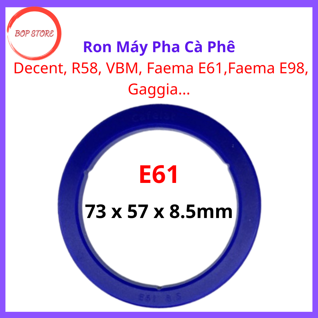E61 ซีลยางสําหรับเครื่องชงกาแฟ GAGGIA, ปะเก็นเครื่องชงกาแฟ Gaggia- Lamvita- Expobar 8.5 มม.