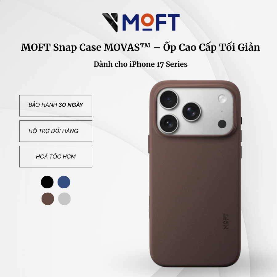 MOFT Snap Case MOVAS – เคส Minimalist Premium สําหรับ iPhone 17 Series