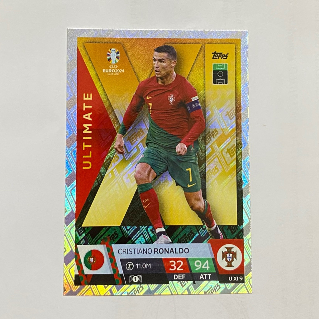 การ์ดผู้เล่น CR7 Ronaldo Match Attax UEFA Euro 2024