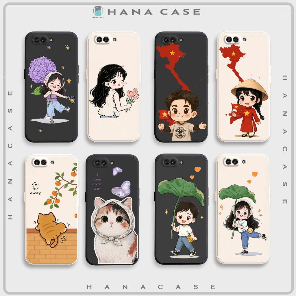 เคส Oppo A3S /A5/ AX5 / AX5S / A12E/ A1K/Realme C2 ยืดหยุ่น ซิลิโคนน่ารัก