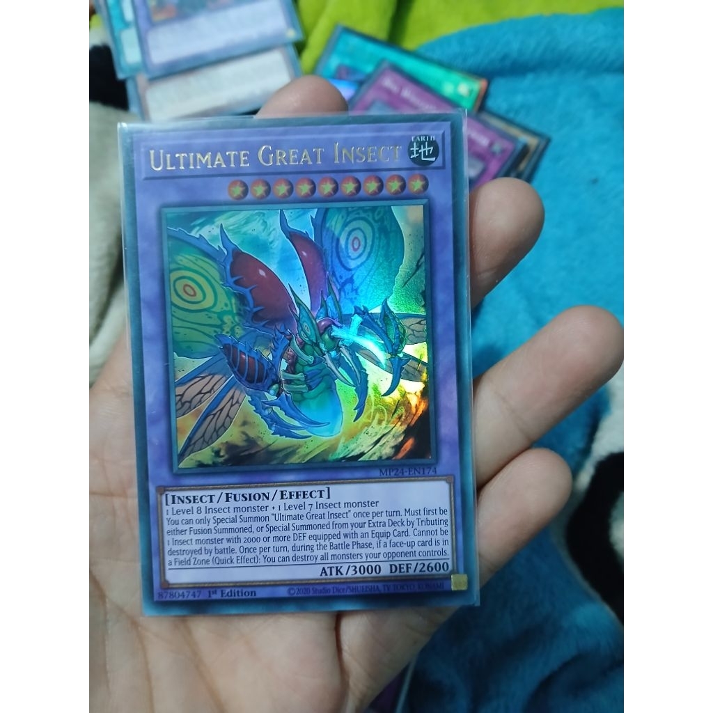 [Yugioh Bien Hoa Store] การ์ด 1 ใบ สุดยอดแมลงที่ยอดเยี่ยม Ultra Rare EN MP24-EN174