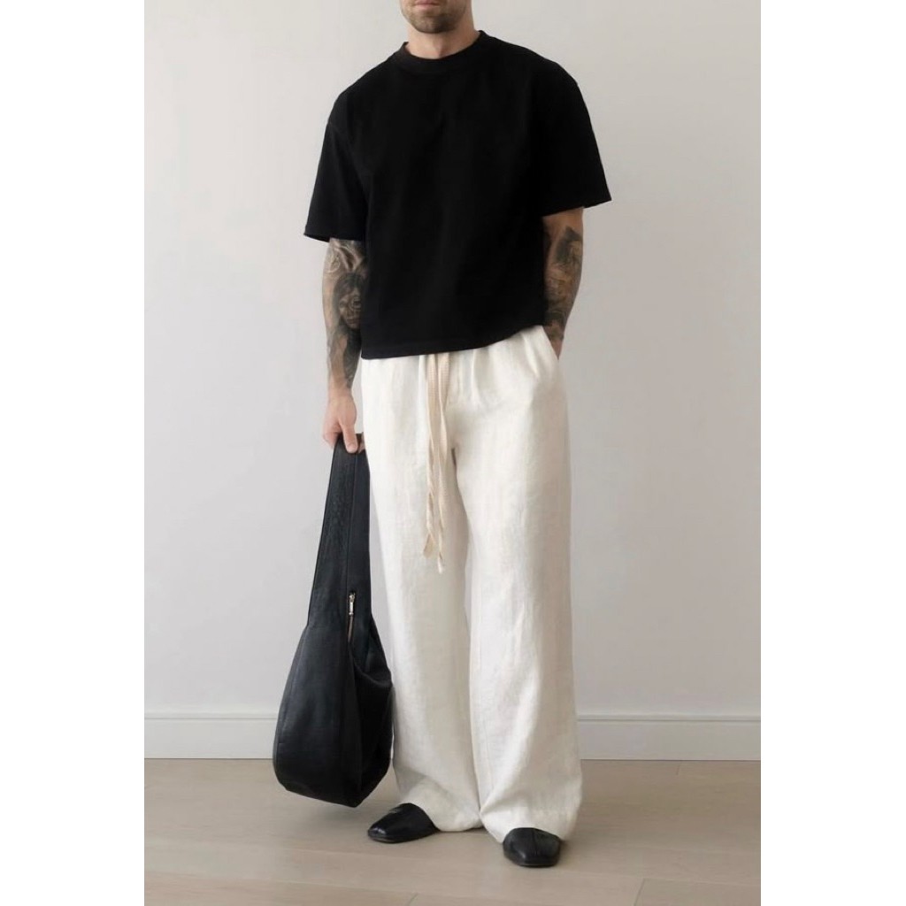 เสื้อยืด Boxy ผ้าคอตตอน 100% 260gsm