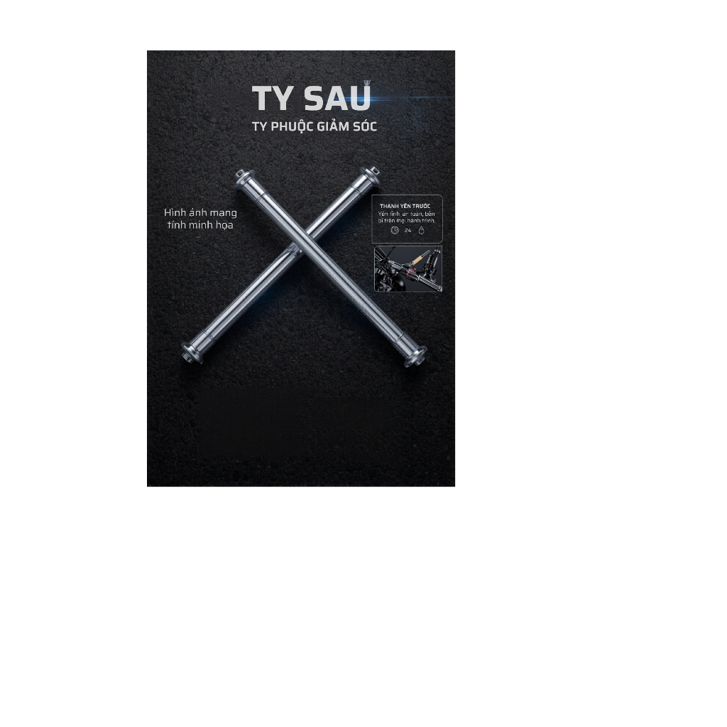 โช๊คหลังสําหรับรถกลุ่ม 2 คัน: VISION, NOVO LX, TAURUS, ABLET125, WRS, WRS 110, LEAD, AB110
