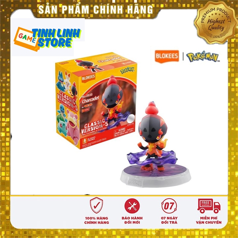 โมเดล Pokémon Charcart Blokees EP18 - ข้อต่อยืดหยุ่น รายละเอียดคมชัด