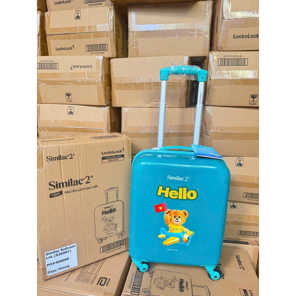 กระเป๋าเดินทางเด็ก L&L similac Kid Suitcase 16 นิ้ว - สีฟ้า
