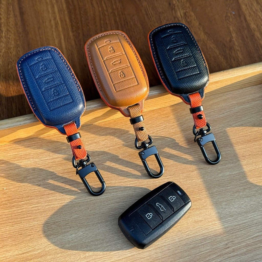 เคสหนังสําหรับ Vinfast Limo Green, Herio Green, MPV 7, VF5 - Epsom Cowhide