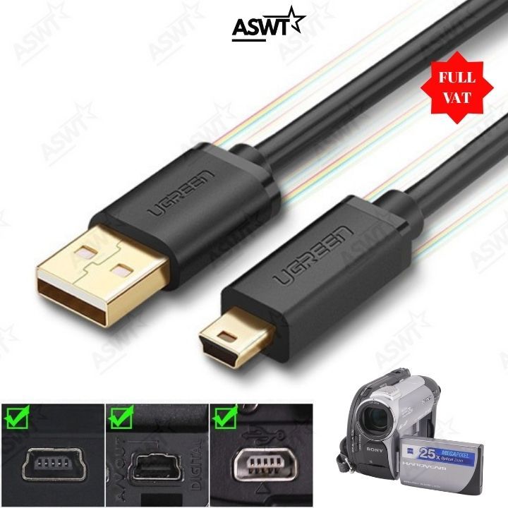 สาย USB เชื่อมต่อคอมพิวเตอร์เข้ากับ Sony camcorder DCR-DVD106E DCR-DVD108E DCR-DVD109E DCR-DVD110E D