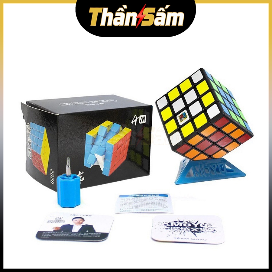 [MoYu] Rubiks Cube 4x4 MoYu MeiLong 4M สีดํารุ่น Rubiks Cube 4x4x4 เด็กปัญญาของเล่น
