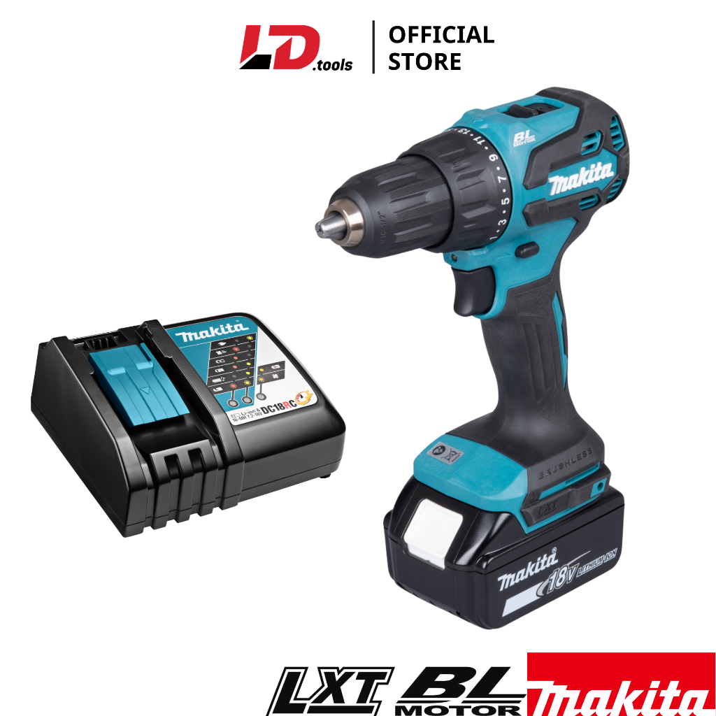 [สินค้าแท้] สว่านไขควงไร้สาย Makita DHP490 (BL/18V)