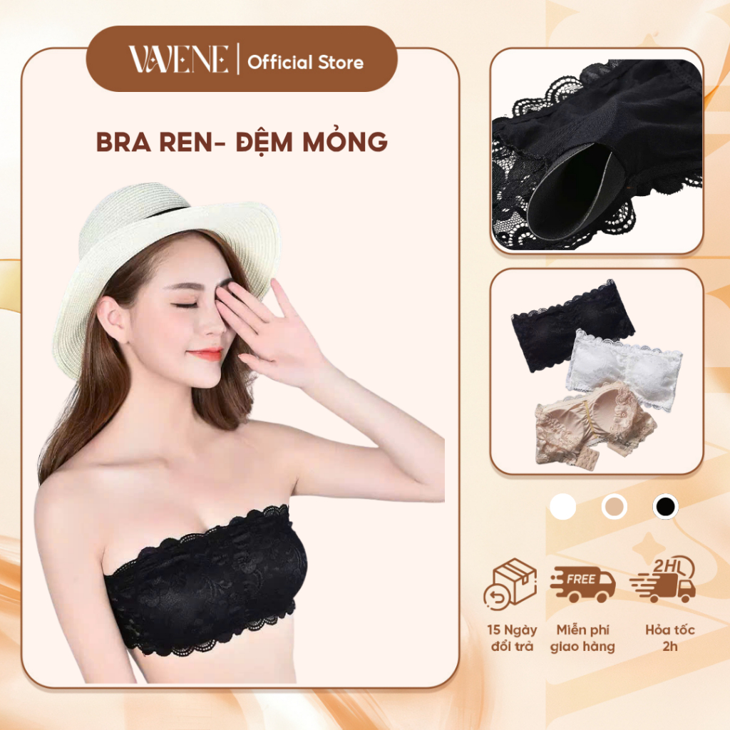 BRA BR1060 WIRELESS FLOWER LACE STRAP THIN PADDING ANTI-DOWN SHOULDER SUPER BEAUTIFUL QUALITY