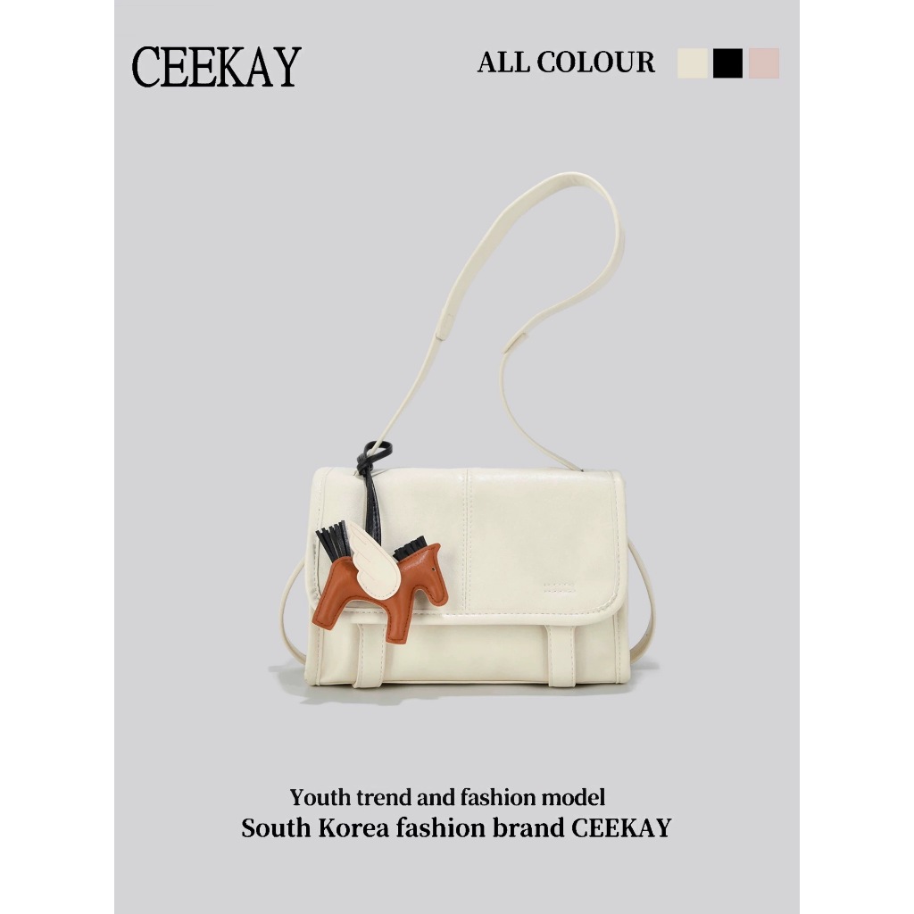 กระเป๋าสะพายข้างผู้หญิงชาร์มม้า CEEKAY หรูหรา