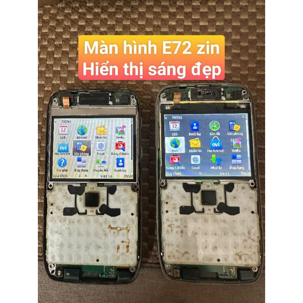NOKIA E63/E71/E72 หน้าจอ ZIN DISASSEMBLY