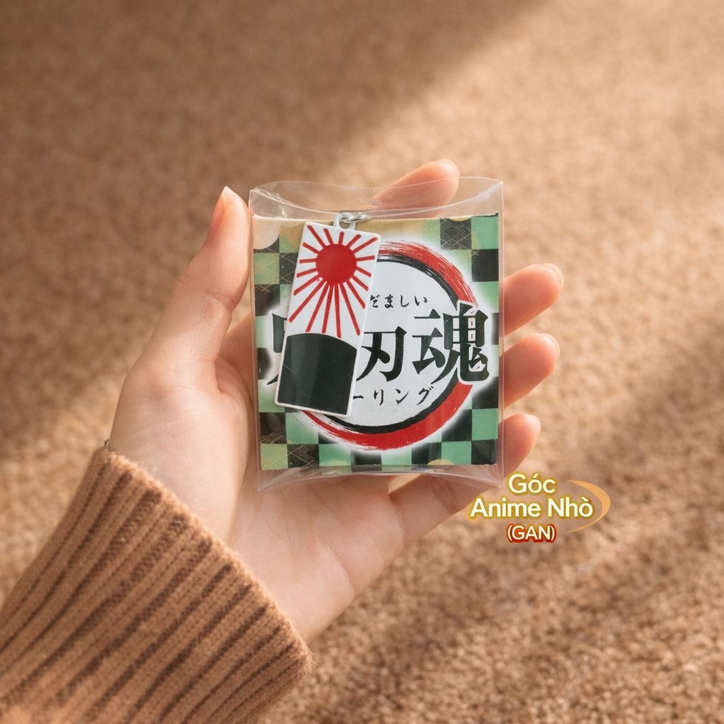 พวงกุญแจต่างหู Tanjiro Kimetsu no Yaiba