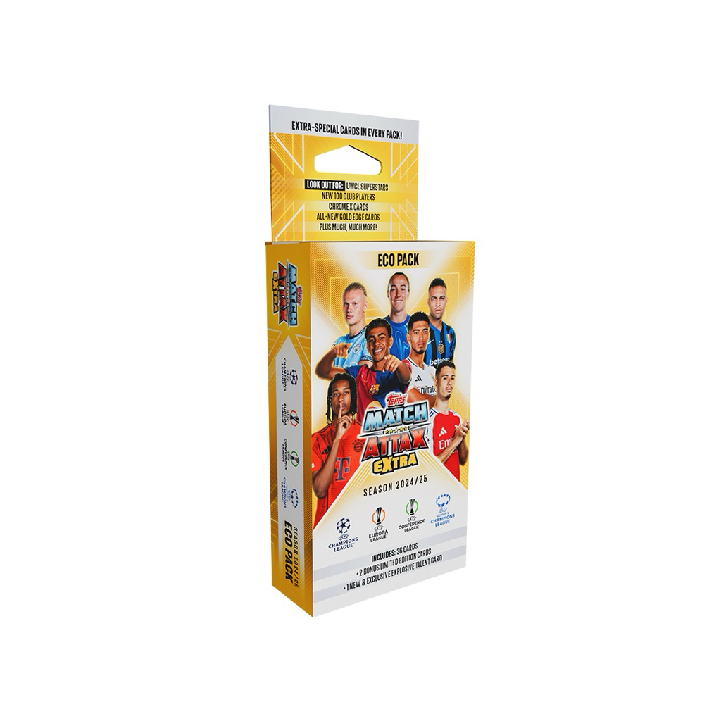 [ 1x Eco pack ] Match Attax Champions League EXTRA Season 2024/25 24/25 (39 ใบ) (สินค้าแท้)