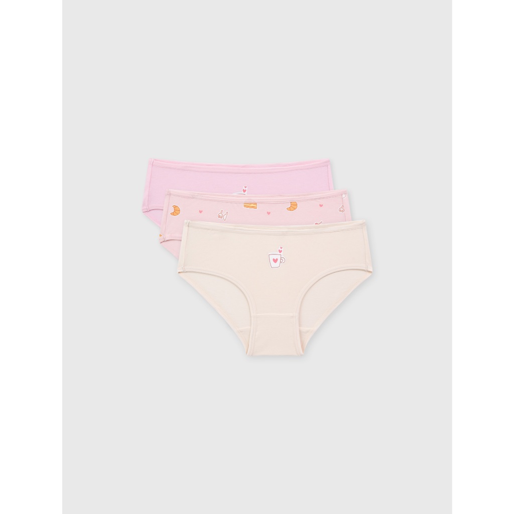 คอมโบกางเกงในขาสั้นสําหรับเด็กผู้หญิง คานิฟา นุ่มและยืด| OEKO-TEX 1US26A002