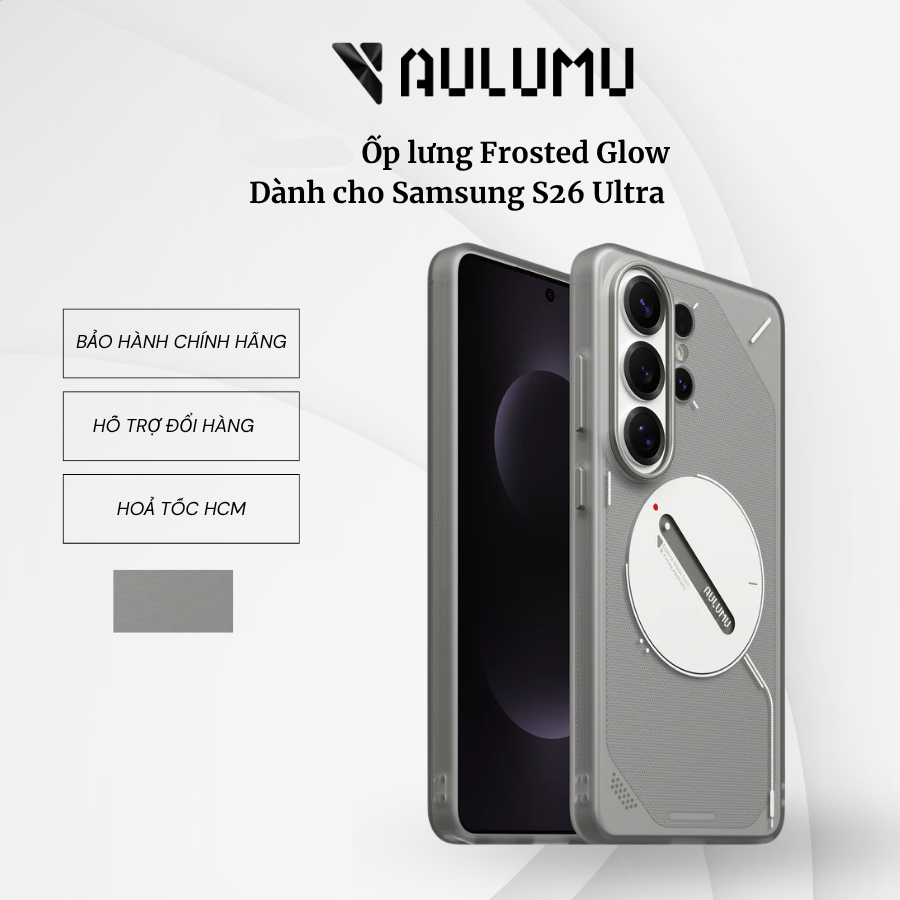 AULUMU Frosted Glow Case สําหรับ Samsung S26 Ultra