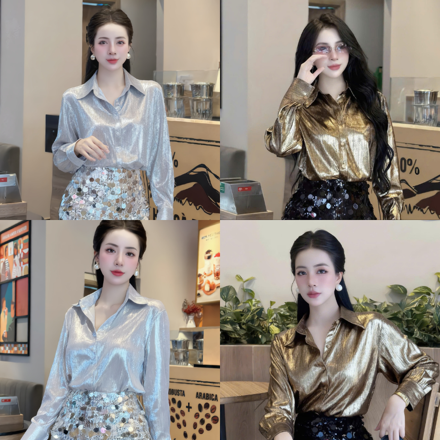 Queen Shop SM239 เสื้อเชิ้ตแขนยาวระดับพรีเมียมทุกสีSM240