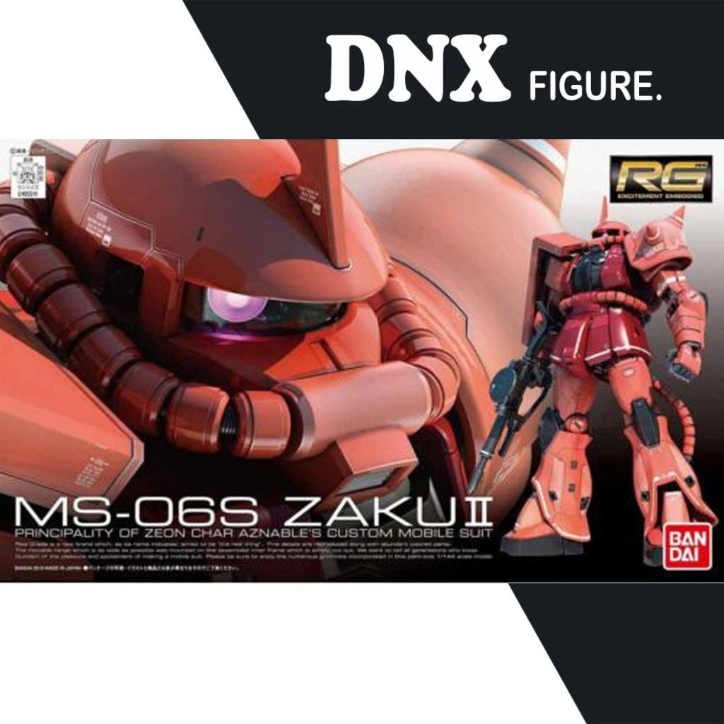 RG MS-06S Char Zaku II Assembly Model to (ซีลใหม่)