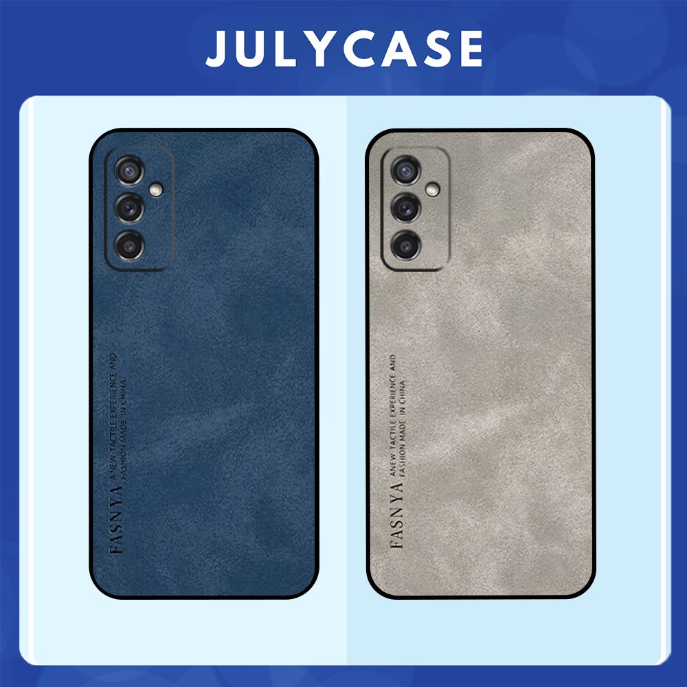เคส Samsung M23, M52 5G พิมพ์ลายหนังเทียมสวยงาม