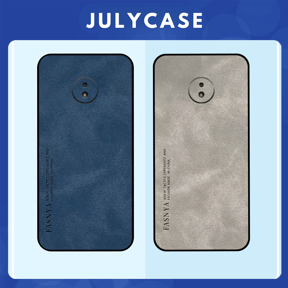 เคส Nokia 3.4/ G10/ C20/ C30/ C21 Plus พิมพ์ลายหนังเทียมสวยงาม