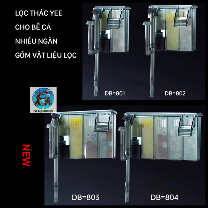 YEE DP-801 ตัวกรองน้ําตก|802|803|804, SOBO WP-303H|606H|607H