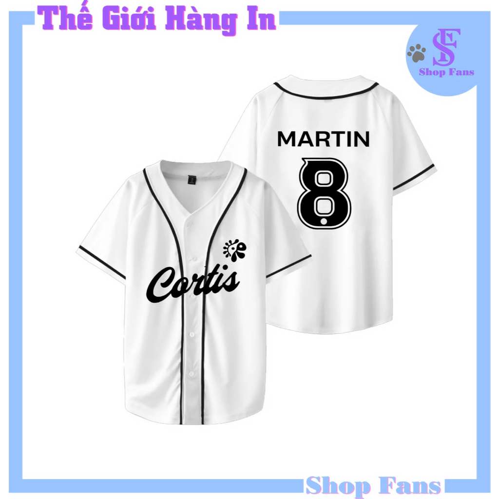 เสื้อ Kpop Martin – เสื้อเบสบอล Unisex หลวม, Martin James Keonho Juhoon Seonghyeon สไตล์ K-pop