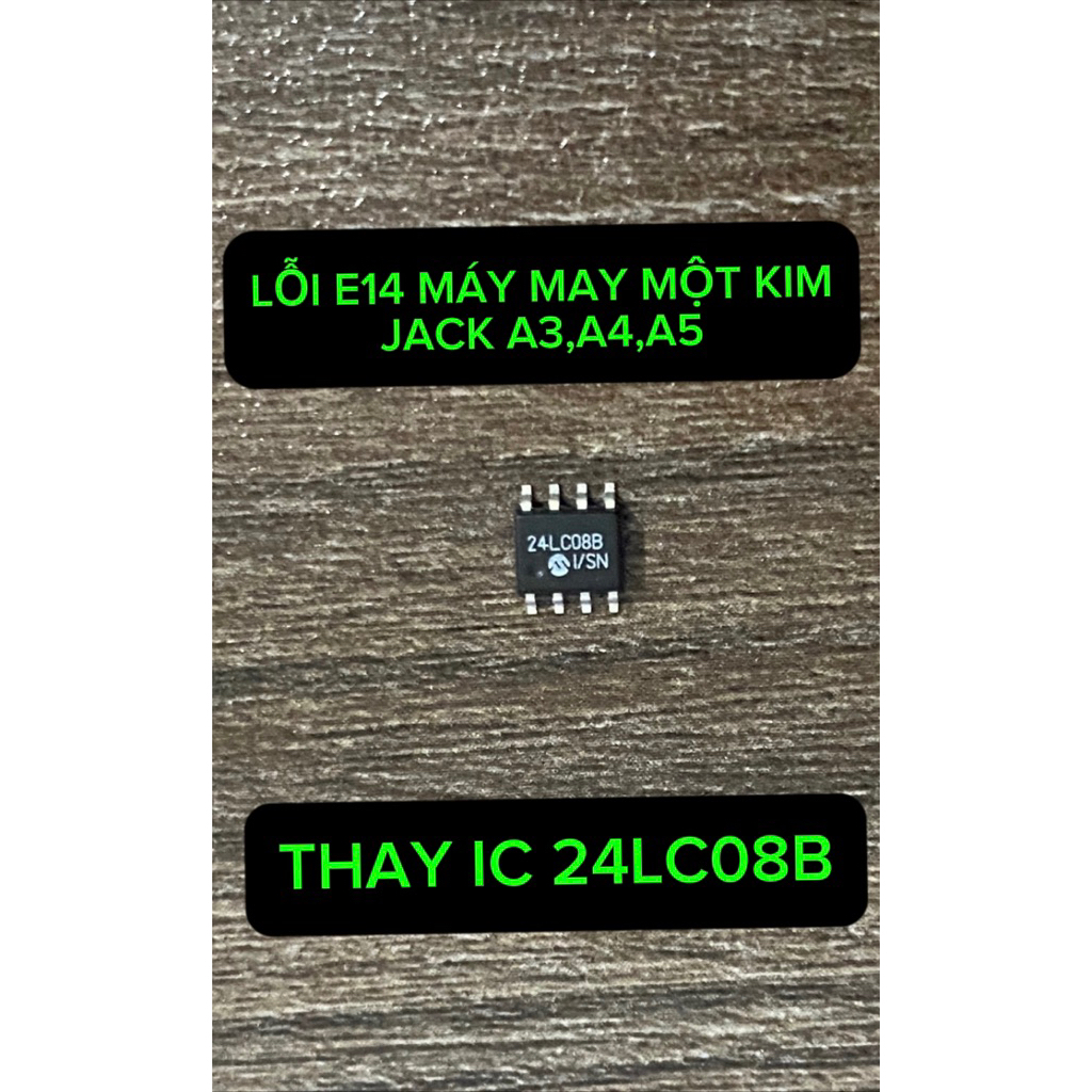 ERROR E14 JACK A3,A4,A5 ตัวแทนจําหน่ายเครื่องจักรชิ้นเดียว iC 24LC08B PRE-PLATED