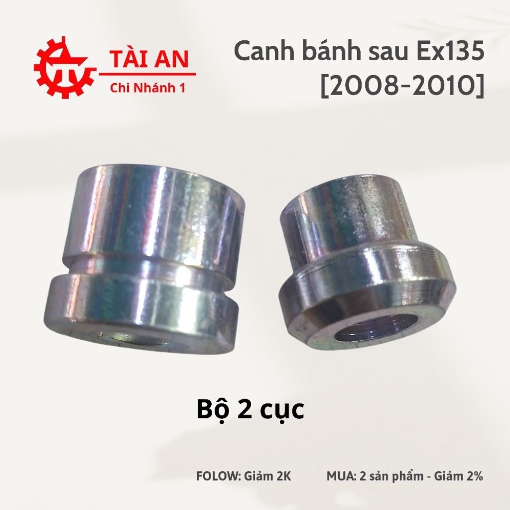 ชุดล้อ REAR 2 ตัว SOUP EXCITER 135 (2008–2010) | แผ่นซุป – สูตร MUCH ขนาดมาตรฐาน