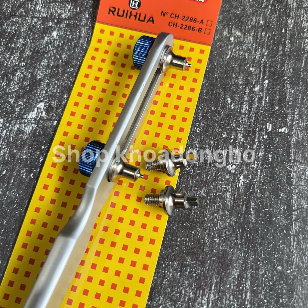 [ EXPRESS ] RUIHUA เครื่องมือเปิดด้านล่างหมุนนาฬิการะดับพรีเมียมพร้อมหัวเปลี่ยนที่ทนทาน