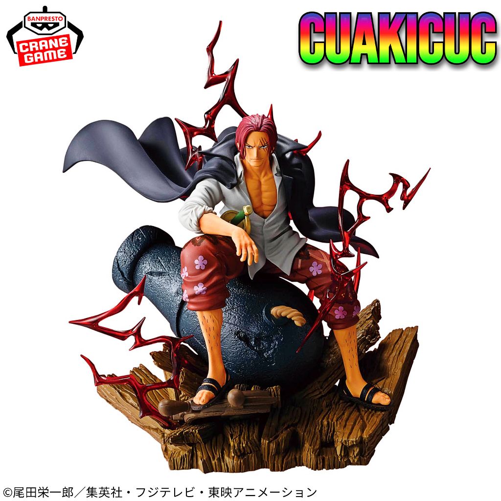 BANDAI Shanks Theorama Soul Figure - ฟิกเกอร์ Akagami no Shanks - ฟิกเกอร์อนิเมะพรีเมี่ยมชิ้นเดียว