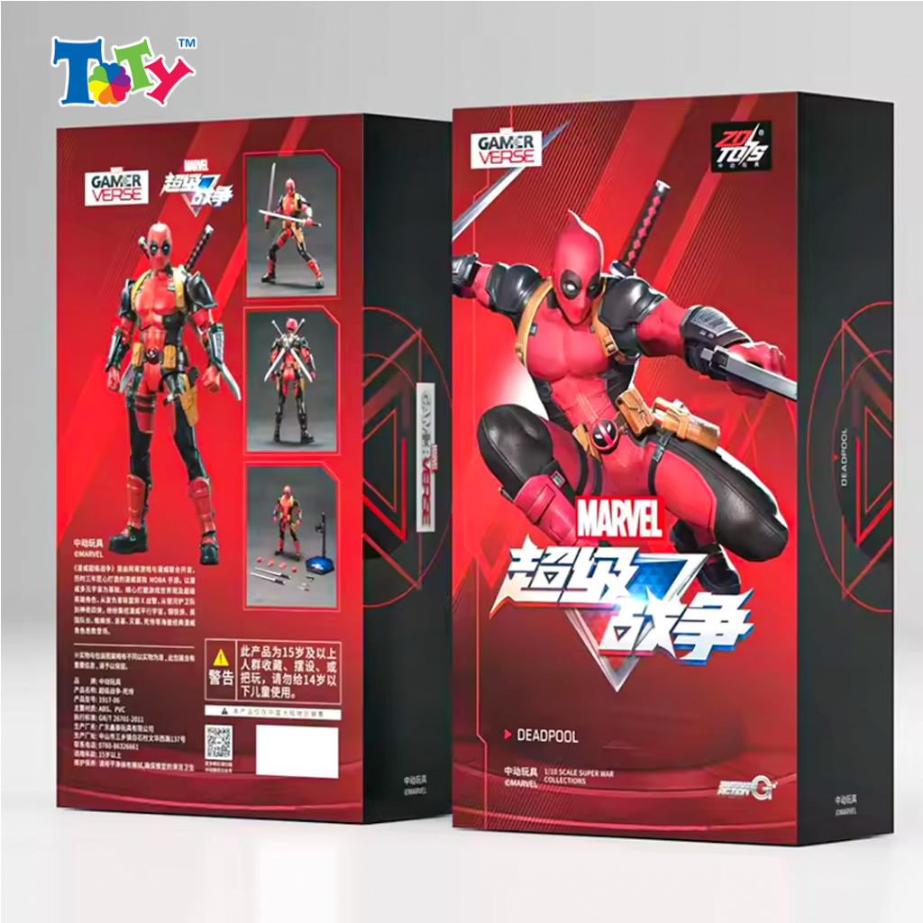 [GENUINE] Marvel Model - Super Games Series - Deadpool - ZD Toys - ZC38