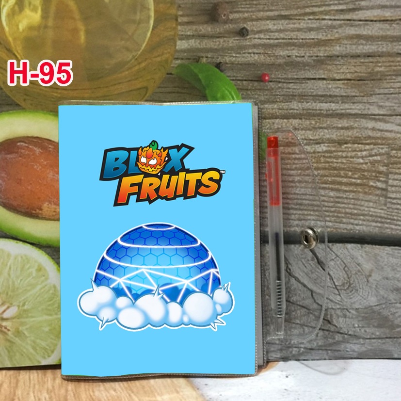 Blox Fruits Notebook - Blox Fruit ผลไม้นานาชนิดและปลายอื่นๆ (พร้อมปากกา)